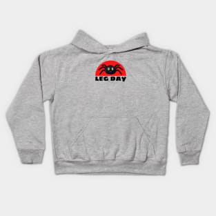 Leg Day | Spider Pun Kids Hoodie